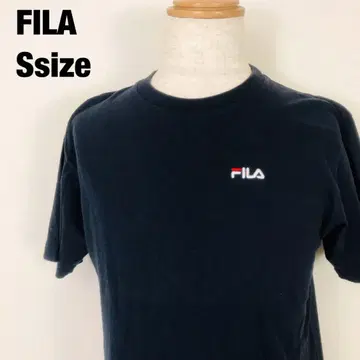 FILA 휠라 원포인트 반팔 T셔츠 네이비 B6