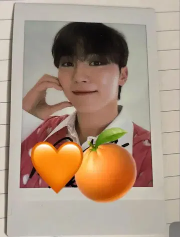 SEVENTEEN 세부치 승관 인스턴트 사진 친필 사인