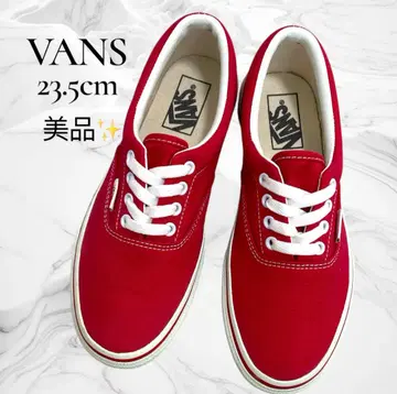 VANS 레드 스니커즈 23.5cm