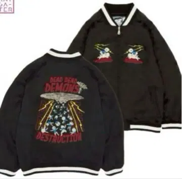 데드 데드 데몬즈 데데데데데스트럭션 블루종 자수 자켓