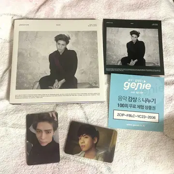 SHINee 종현 JONGHYUN BASE CD 트레이딩 카드 한국