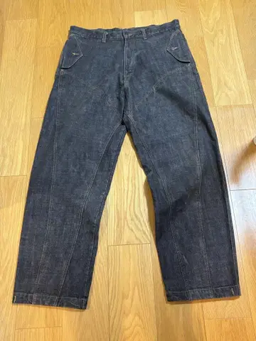 JUVENILE DELINQUENT 자수 데님 팬츠 청바지