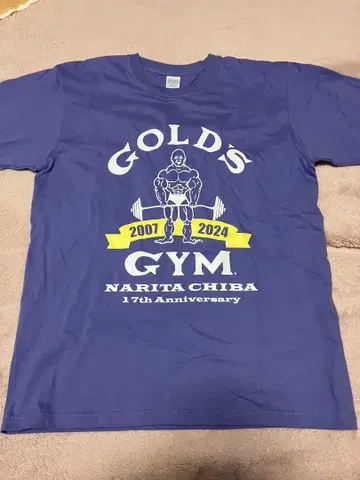 GOLD'S GYM 나리타 17주년 기념 T셔츠
