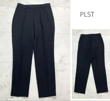 PLST 플라스테 워셔블 2way 라이트 스트레치 테이퍼드 팬츠 블랙 M