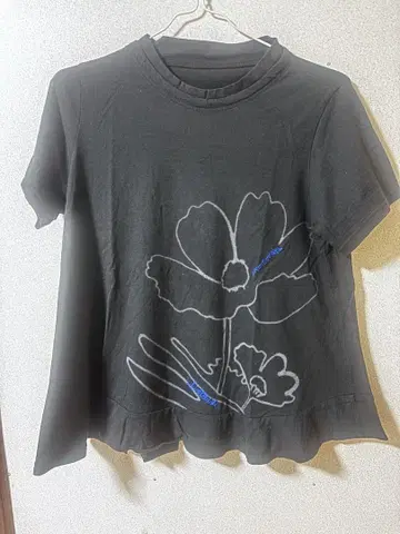 자우 블랙 티셔츠 사이즈 40