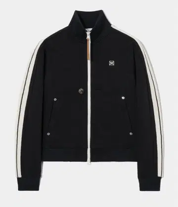 SATUR LawtonAllDayTrackZipUpJacketCaviar