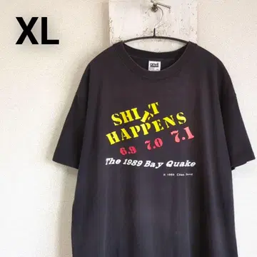 90s USA anvil T셔츠 메시지 블랙 XL