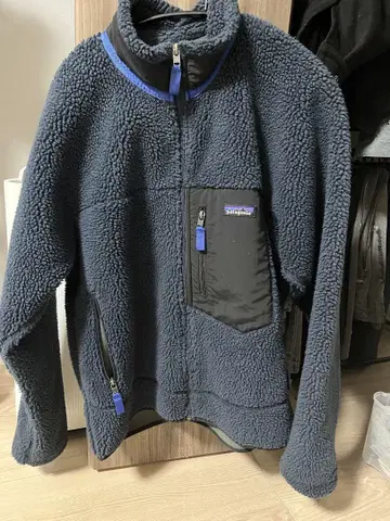 Patagonia 플리스 자켓 M 다크 블루