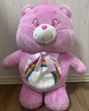 케어베어 핑크 봉제 인형