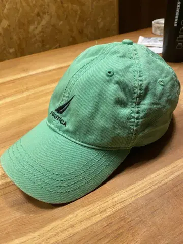 NAUTICA 6패널 캡 그린 프리 사이즈