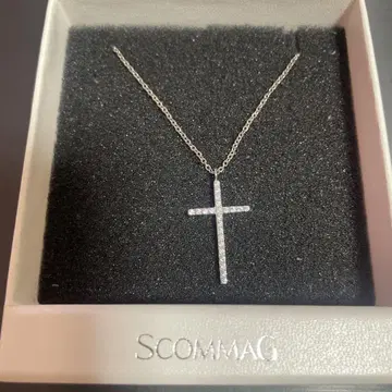 SCOMMAG 펜던트 크로스 십자가 목걸이 남녀 공용