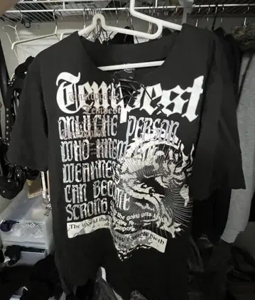 Tempest 반팔 T셔츠 블랙