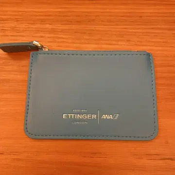 ANA ETTINGER 코인 케이스 카드 케이스 전일공 블루
