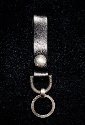 레어 IHATOV 925 이하토브 벨트 키체인 가죽 반지