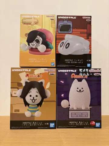UNDERTALE 아미코토 FOOD DESIGN 피규어 4종 세트