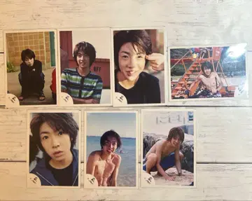 아라시 아이바 마사키 공식 사진 7장 세트 아라시 로고