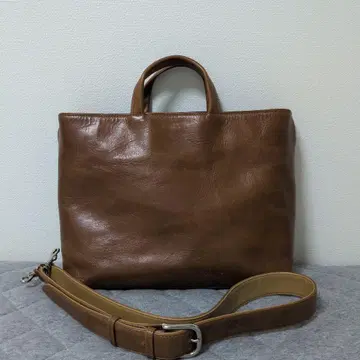 이케노 공방 소가죽 2way 토트