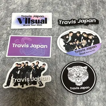 트라자 월드 투어 스티커 TravisJapan 월드 투어