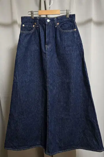 orSlow 네이비 데님 스커트 S 사이즈