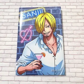 원피스 ONE PIECE 스퀘어 캔뱃지 상디 건배
