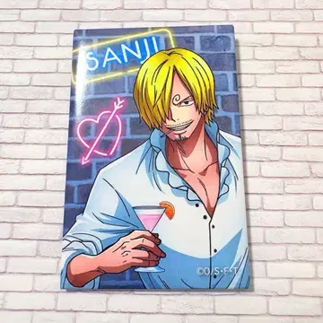 원피스 ONE PIECE 스퀘어 캔뱃지 상디 건배