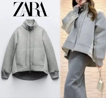 [ ZARA ] 대비 나일론 스웨트 셔츠 M 사이즈