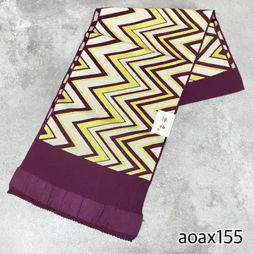 aoax155 새상품 오비 장식 천 크림슨 후리소데 성인식 순수 실크
