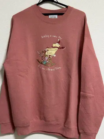 CLASSIC POOH 푸우 맨투맨 트레이닝복 L