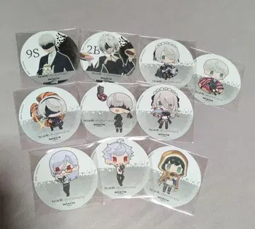 NieR:Automata 애니메이트 카페 코스터 10종