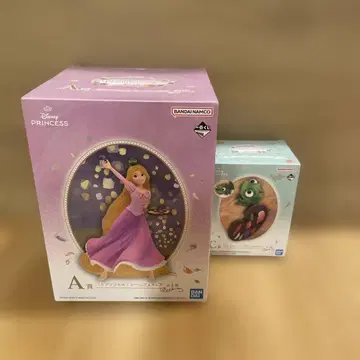 디즈니 프린세스 1번 복권 라푼젤 & 파스칼 피규어 세트