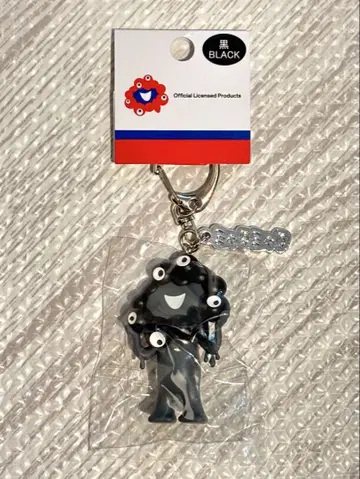 [신상품] 참 포함 블랙 미야쿠미야쿠 입체 키링 PVC