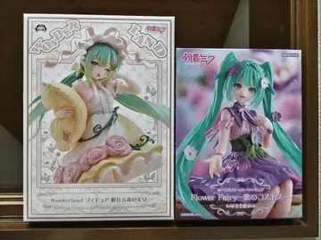 Wonderland & Flower Fairy 하츠네 미쿠 피규어 세트