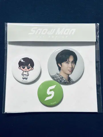 [ 새상품 ] SnowMan 1st POP-UP 캔 배치 아베 료헤이