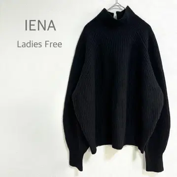 IENA 스웨터 가을/겨울 얇은 소재 FREE 울 무지 블랙