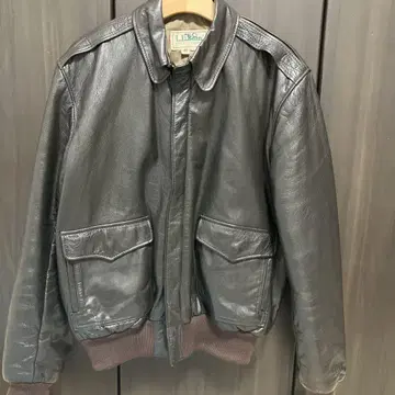 80s L.L.Bean A-2 가죽 자켓 40-LONG 사이즈 USA제