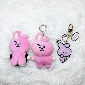 레어 새상품급 BT21 COOKY 정국 봉제 인형 마스코트 세트