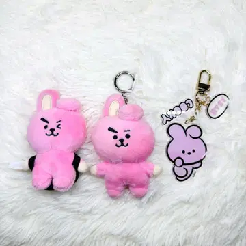 레어 새상품급 BT21 COOKY 정국 봉제 인형 마스코트 세트