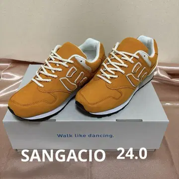 SANGACIO 뉴즈 스니커즈 오렌지 24.0