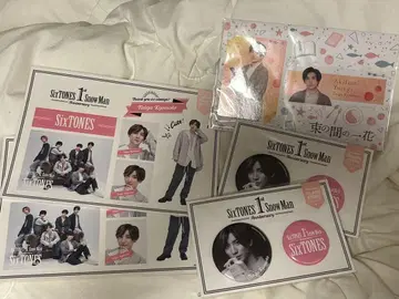 SixTONES 쿄모토 타이가 스티커 씰 캔뱃지 세트 판매