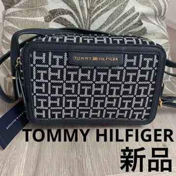 새상품 TOMMY HILFIGER 숄더백 네이비/화이트