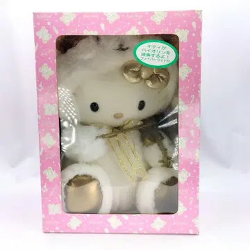새상품급 헬로키티 봉제 인형 KT 파이버 인형 바이올린 산리오