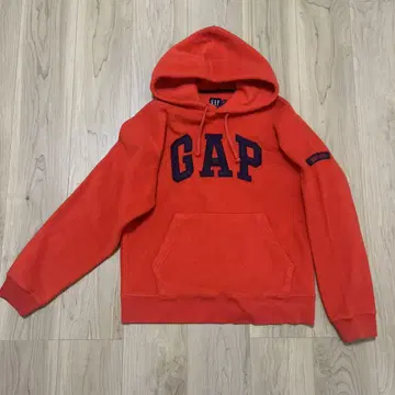 GAP 플리스 후드티 빨간색 레드 XS