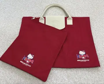 [ 미사용 새상품 ] 산리오 헬로키티 토트백 파우치 포함