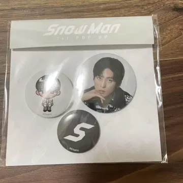 SnowMan POP-UP 한국 한정판 굿즈 팝업 메구로 렌 캔뱃지