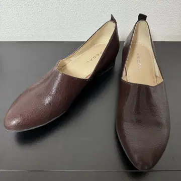 새상품급 REGAL 리갈 천연 가죽 펌프스 슬립온 24cm
