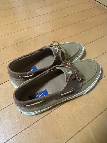 POLO 브라운 데크 슈즈