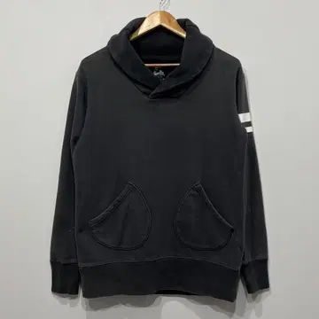 모모타로 진즈 출진 숄카라 맨투맨 셔츠 L 블랙