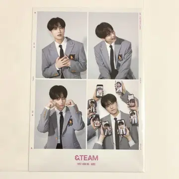 [ 익명 배송 ] &TEAM 라키드 로 4cut TAKI