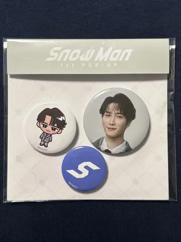 [ 새상품 ] SnowMan 1st POP-UP 캔 배치 와타나베 쇼타