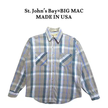 St.John's Bay x BIG MAC USA제 플란넬 셔츠 M